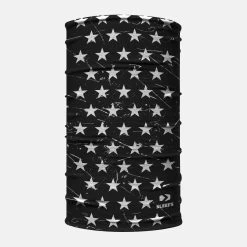 Stars Black White Neck Gaiter