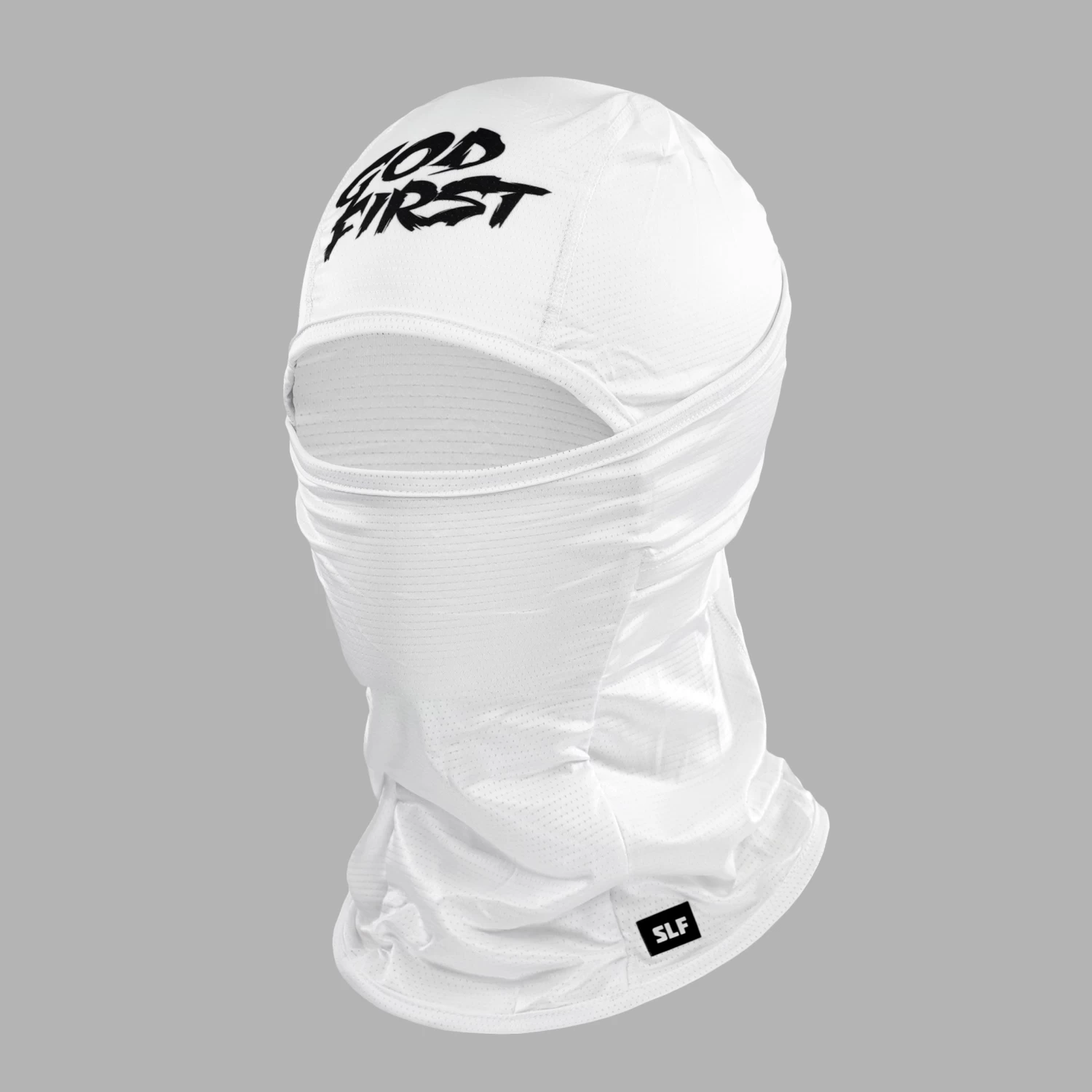 God First White Loose-fitting Shiesty Mask - Image 2