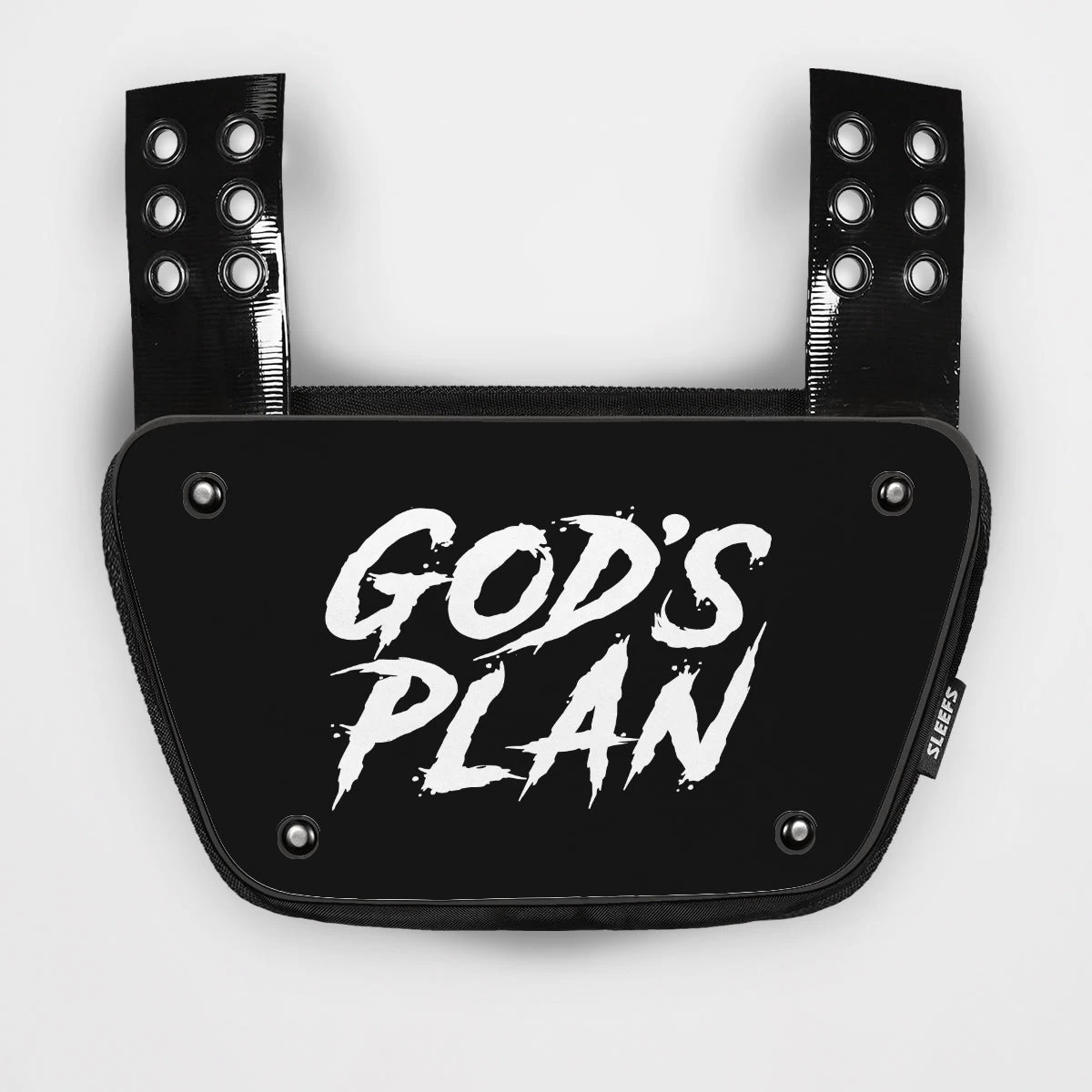 God's Plan Black Sticker For Back Plate