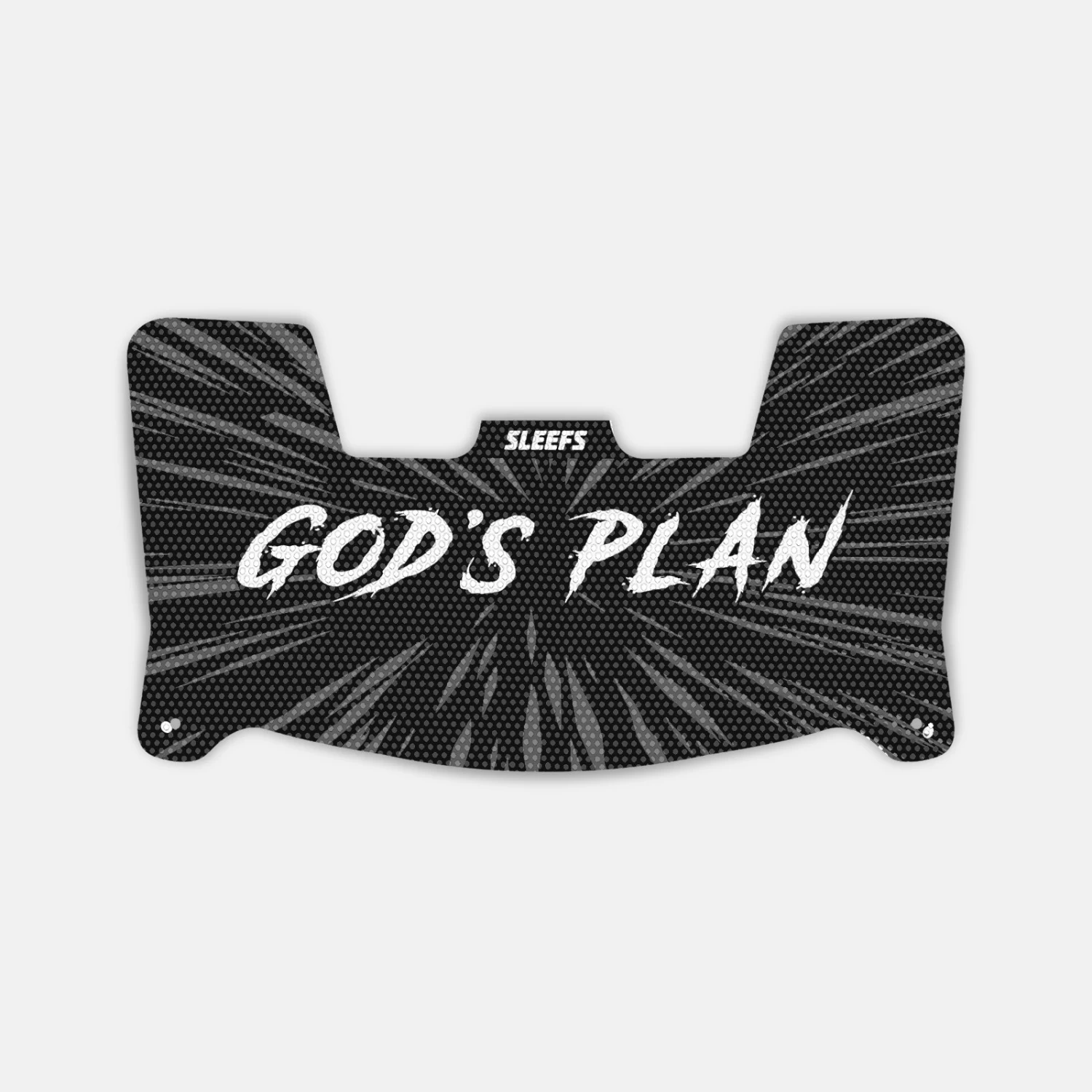 Gods Plan Black Visor Skin