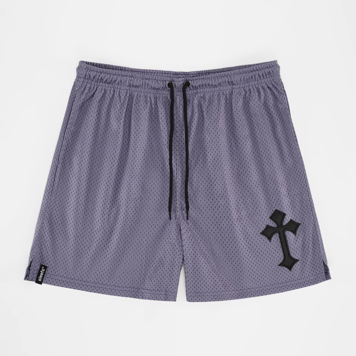 Gothic Cross Patch Shorts - 7" - Image 12
