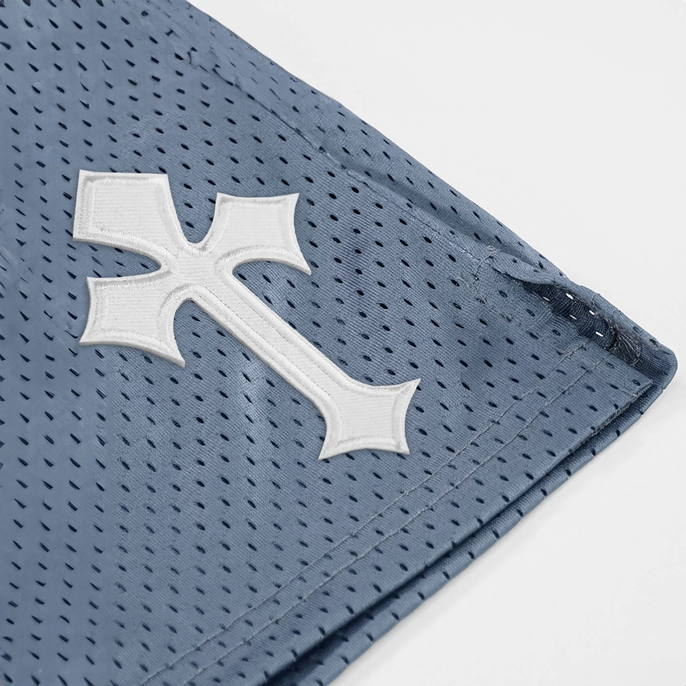 Gothic Cross Patch Shorts - 7" - Image 13