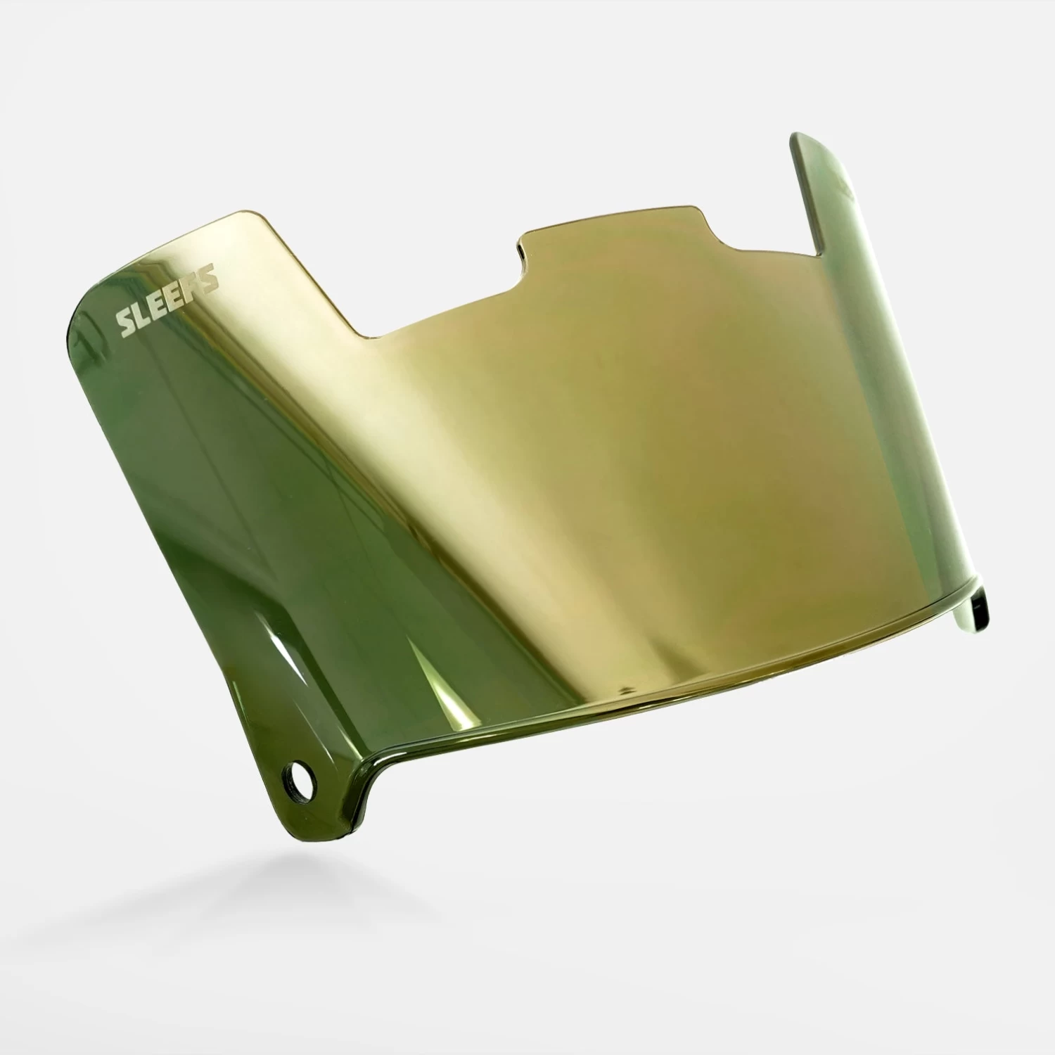 Green Metallic Gold Helmet Eye-Shield Visor - Image 2