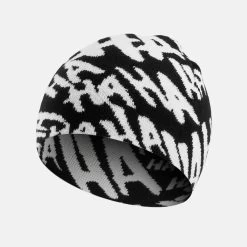 Ha Ha Ha Black Beanie