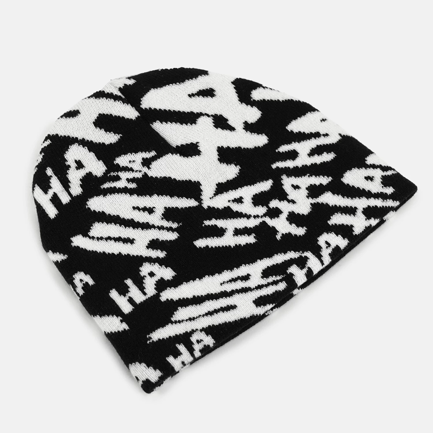 Ha Ha Ha Black Beanie - Image 4