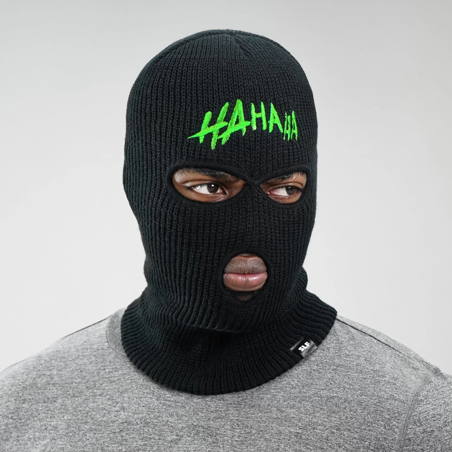 Ha Ha Ha Black Ski Mask - Image 2