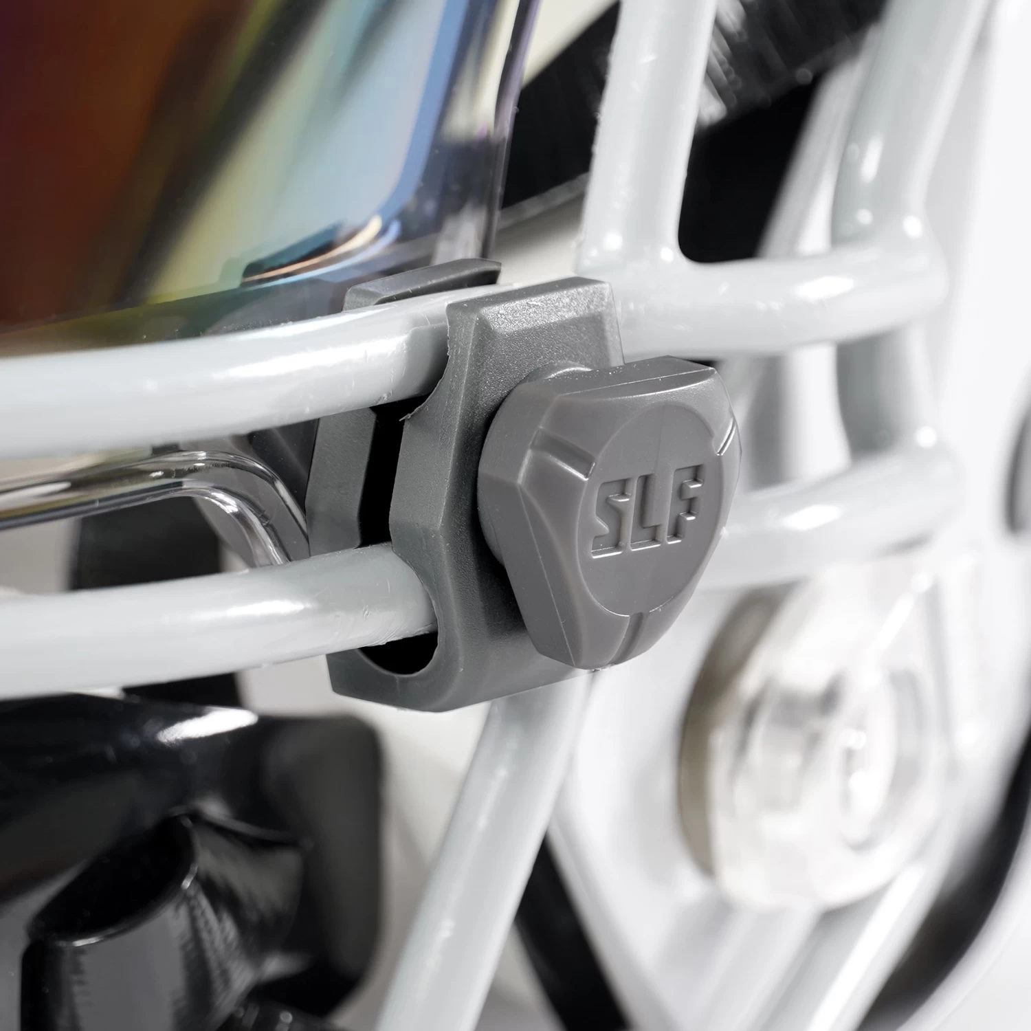 Hue Dark Gray Football Helmet Visor Quick Clips - Image 3