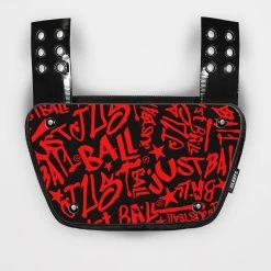Just Ball Red Sticker For Back Plate
