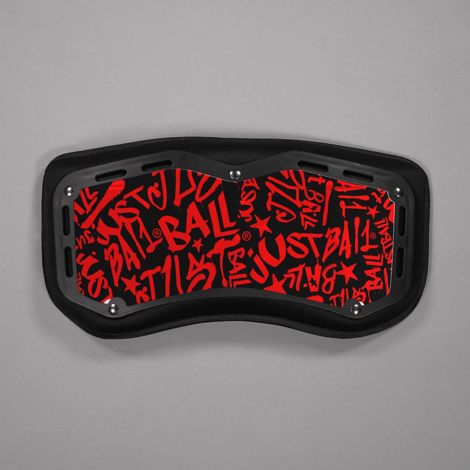 Just Ball Red Sticker For Back Plate - Image 15