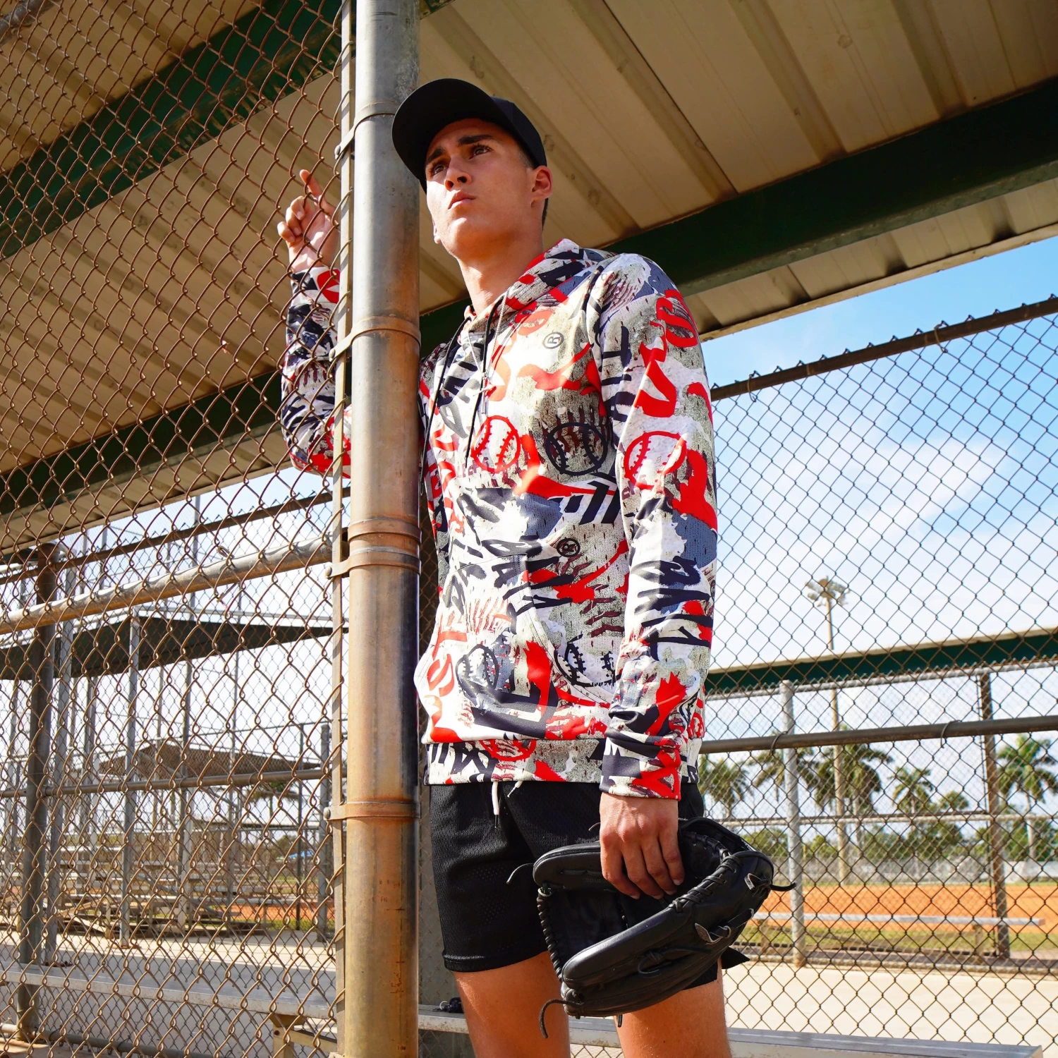 Just Ball Baseball Street Hoodie - Image 2