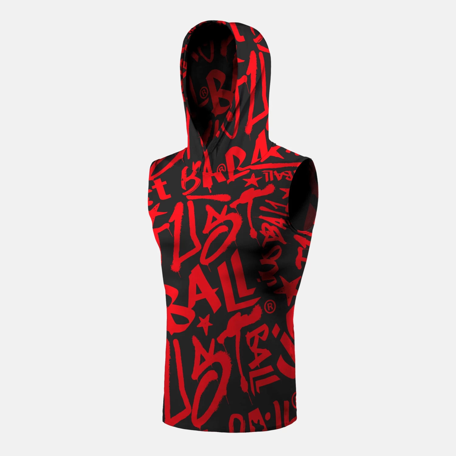 Just Ball Sleeveless Compression Hoodie - Image 4