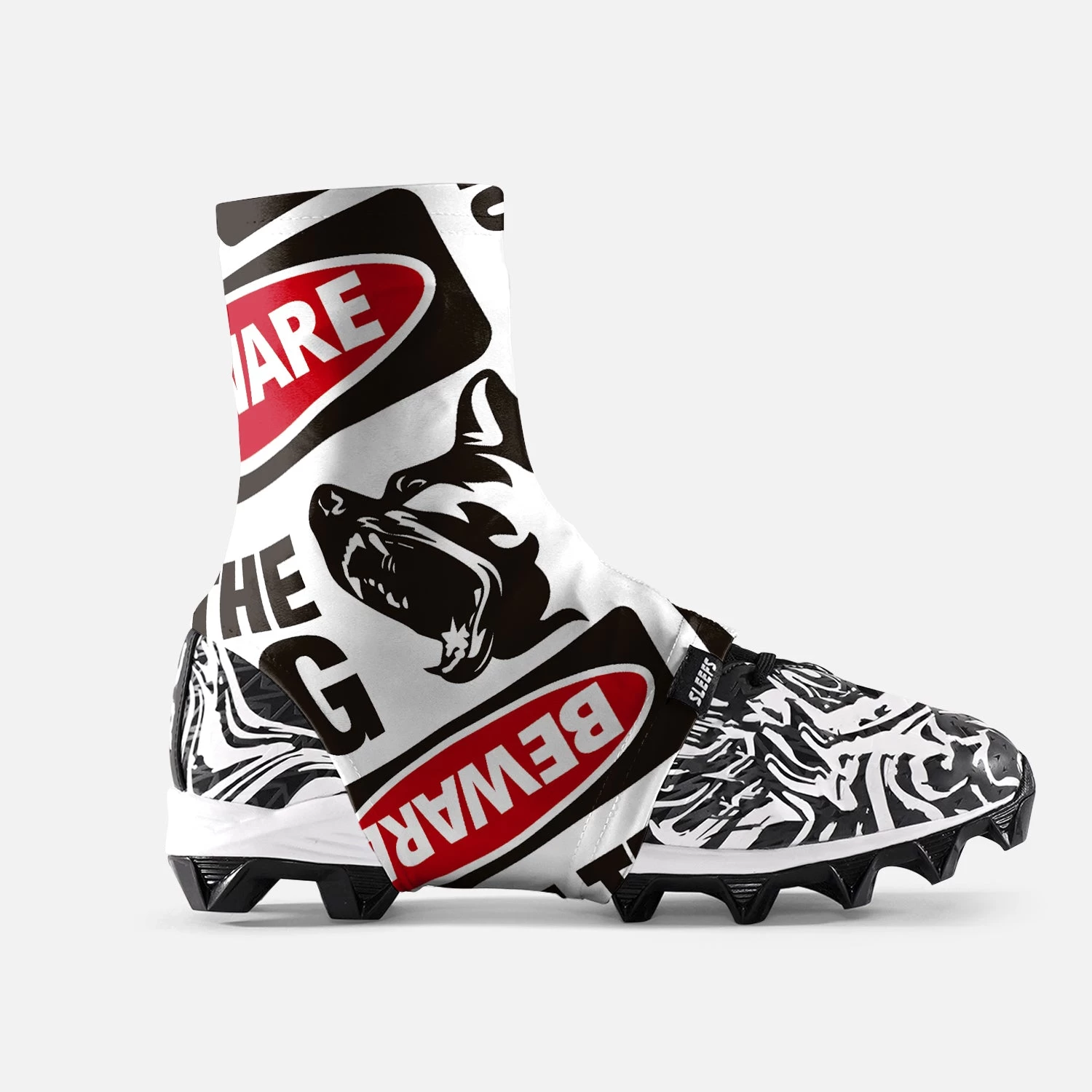 Beware Of The Dog Kids Spats / Cleat Covers - Image 3