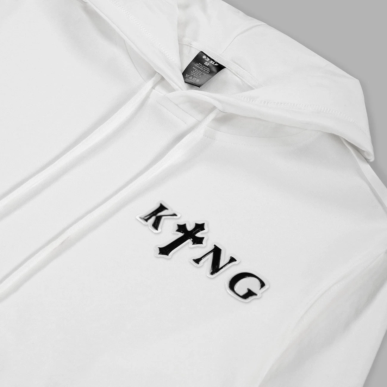 King Gothic Cross Patch Hoodie - Image 3