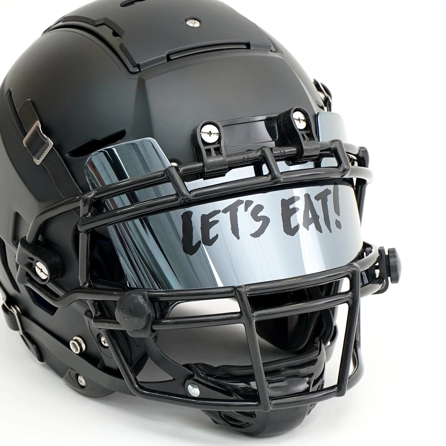 Let's Eat Silver Moonstone Helmet Eye-Shield Visor - Image 4