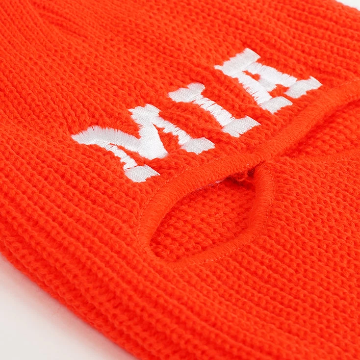 MIA Hot Orange Ski Mask - Image 3