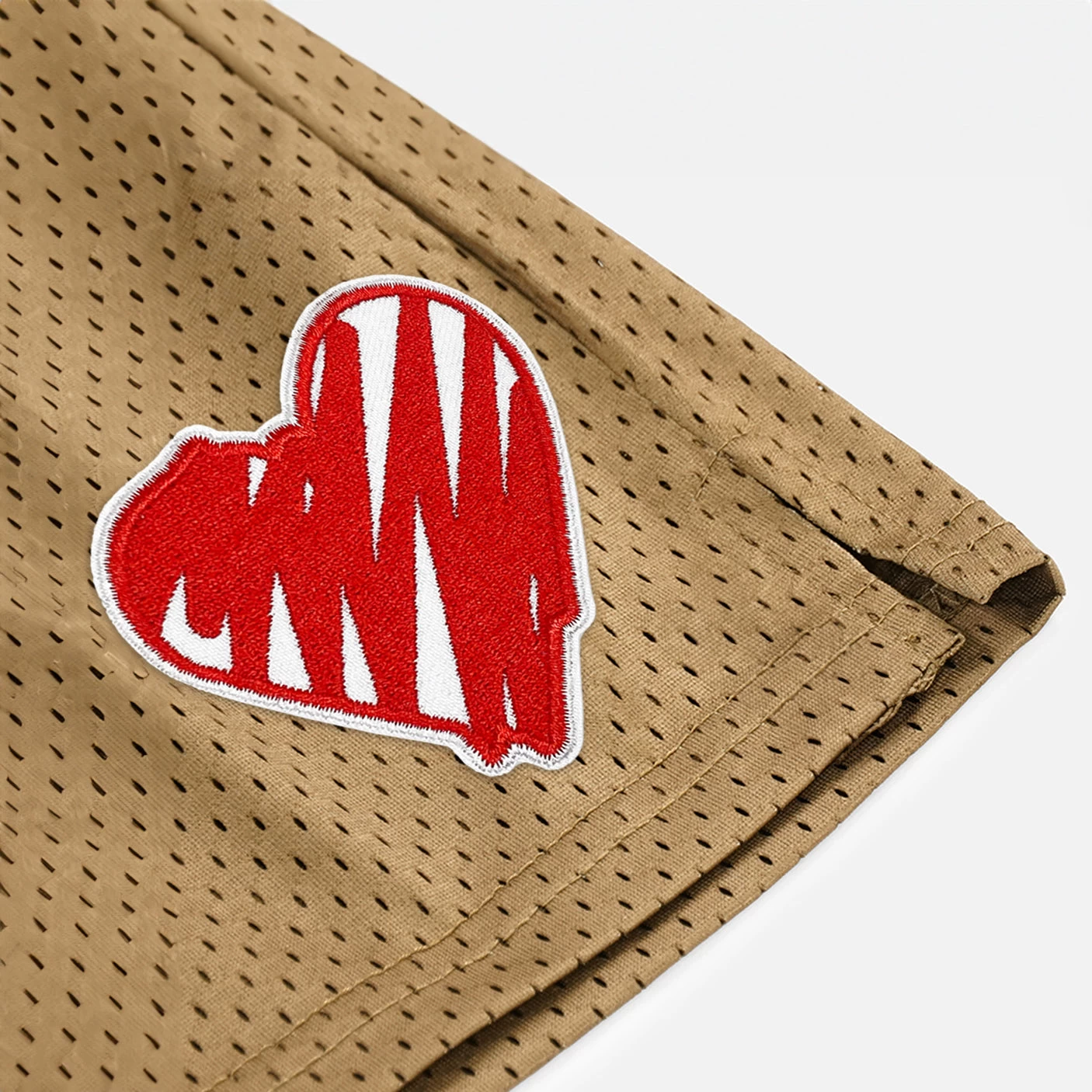 Momma Heart Patch Shorts - 7" - Image 7