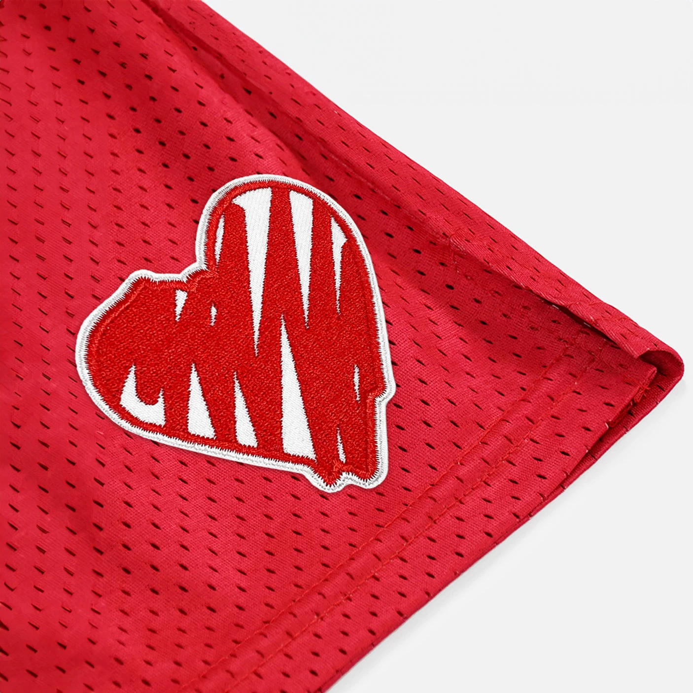 Momma Heart Patch Shorts - 7" - Image 9