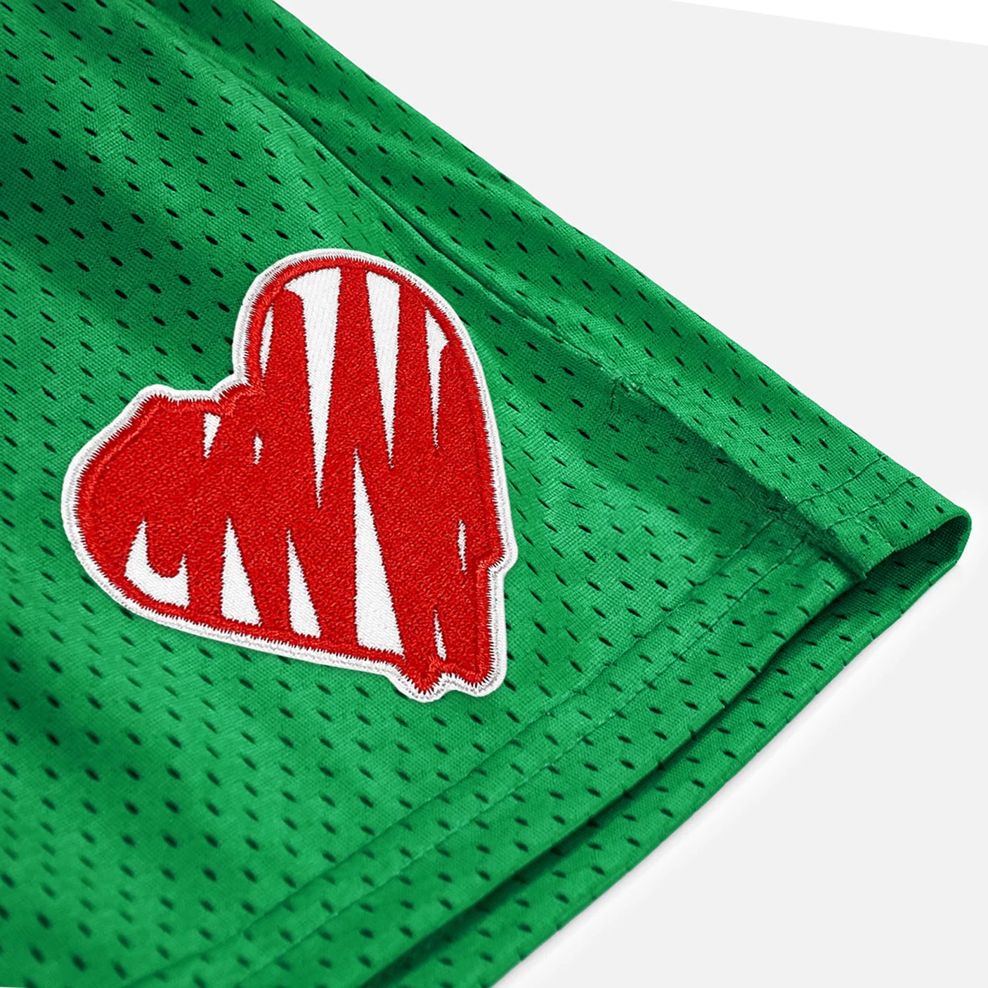 Momma Heart Patch Shorts - 7" - Image 3