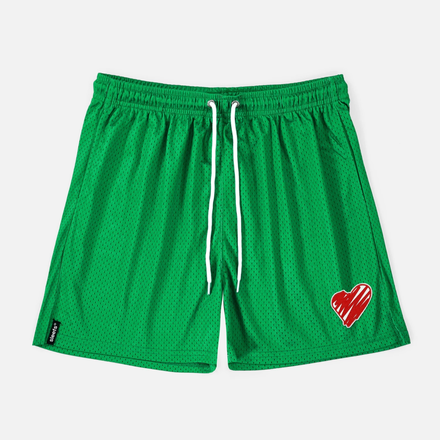 Momma Heart Patch Shorts - 7" - Image 4