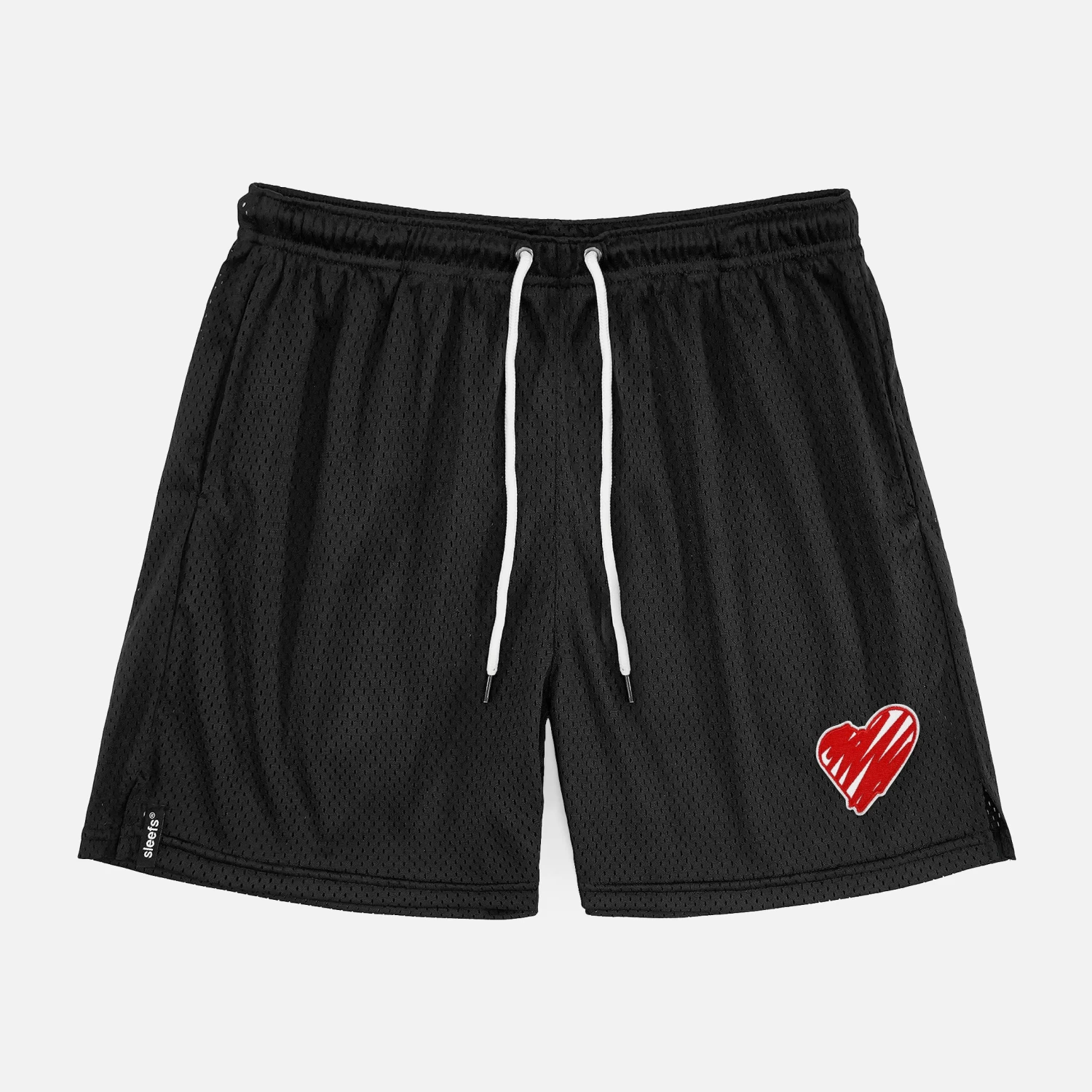 Momma Heart Patch Shorts - 7" - Image 12