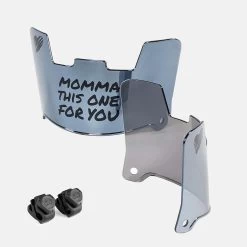 Momma Silver Moonstone Helmet Eye-Shield Visor