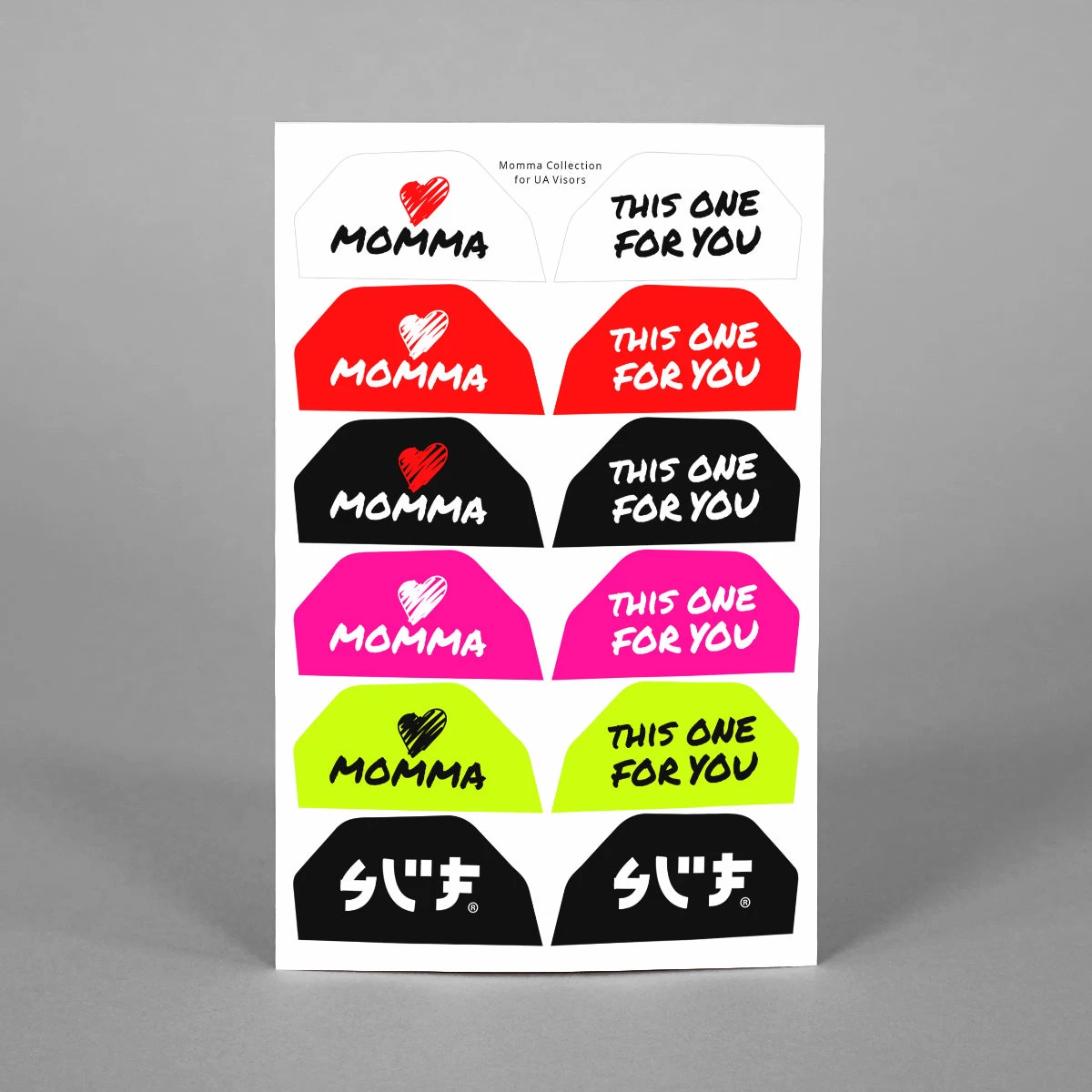 Momma Stickers For Helmet Visor Tabs - Image 4