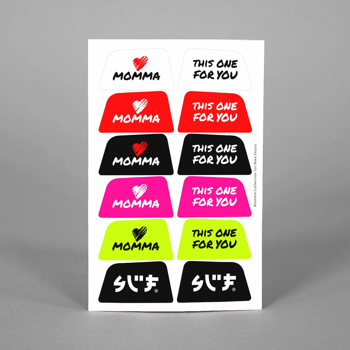 Momma Stickers For Helmet Visor Tabs - Image 5
