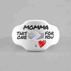 Momma White Kids Football Mouthguard