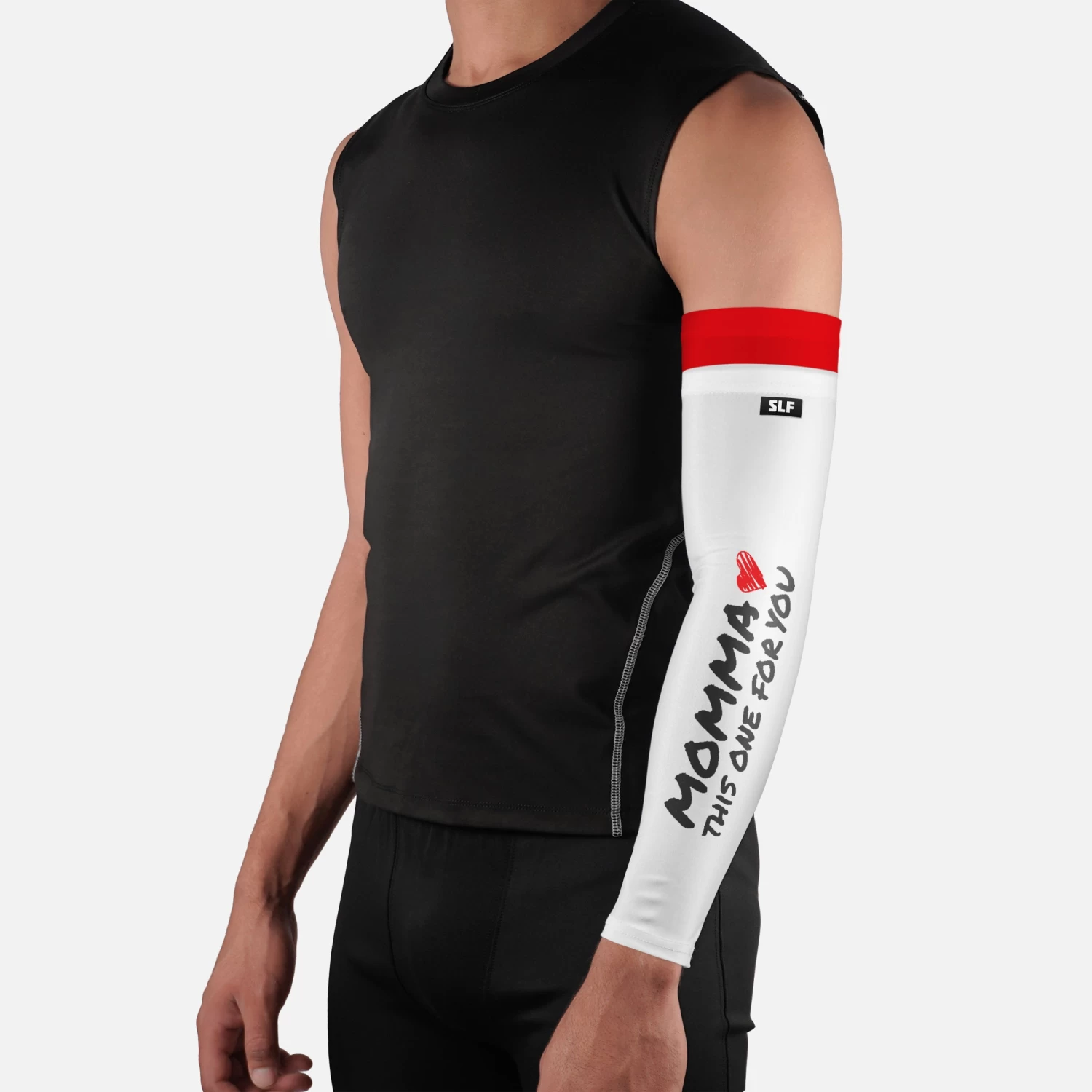 Momma White Red Double Arm Sleeve - Image 2