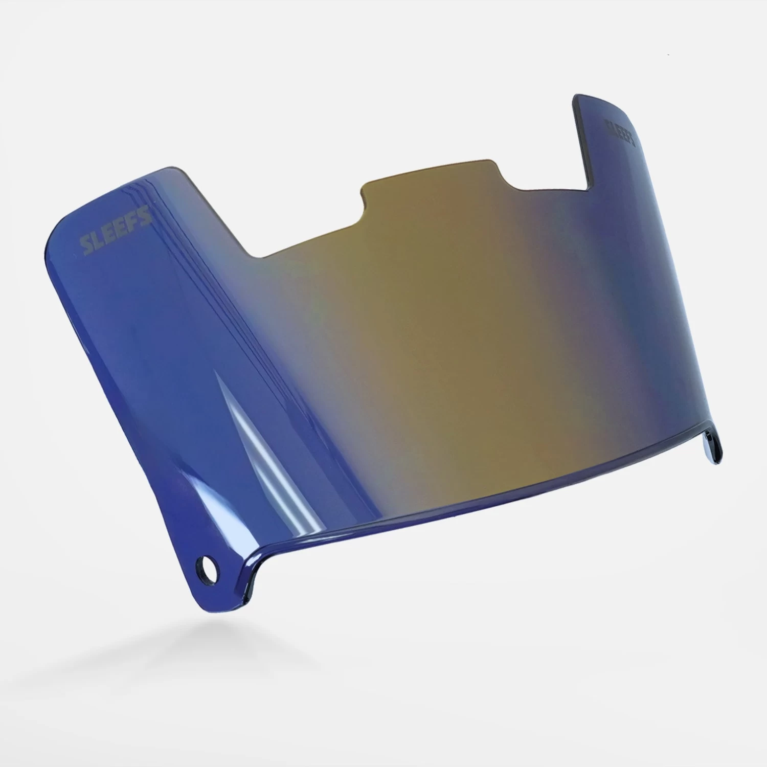 Navy Metallic Gold Helmet Eye-Shield Visor - Image 2