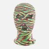 Neon Green Red Ski Mask