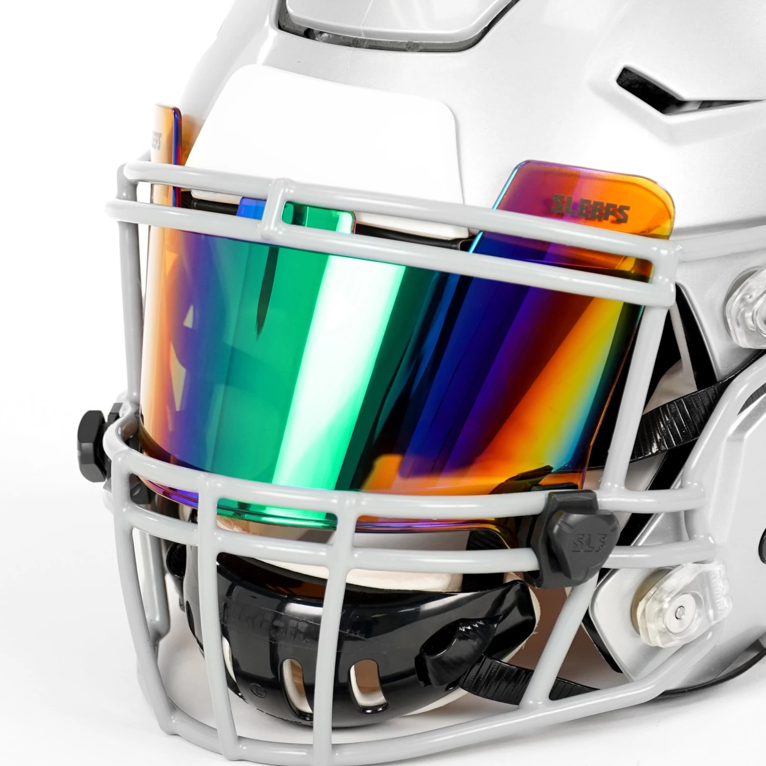 Orange Green Bifrost Rainbow Helmet Eye-Shield Visor - Image 2