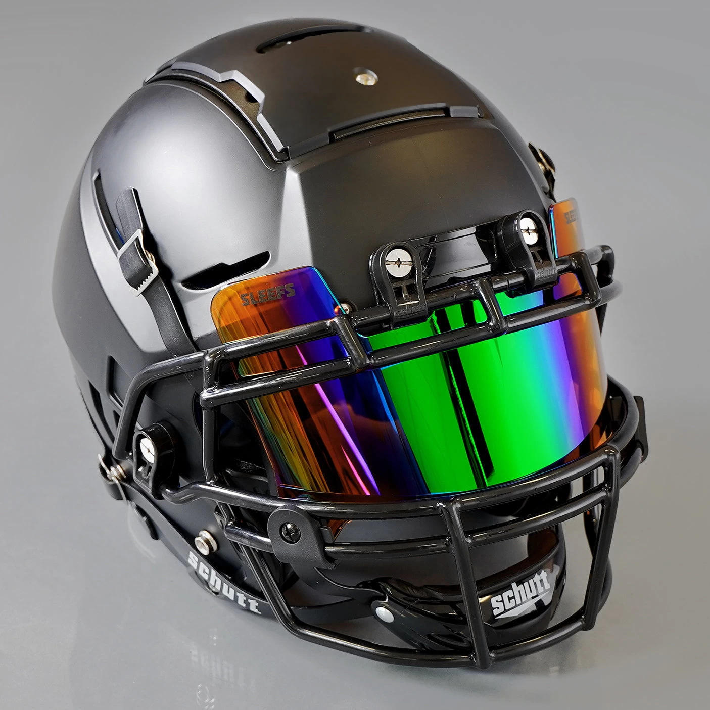 Orange Green Borealis Helmet Eye-Shield Visor - Image 2