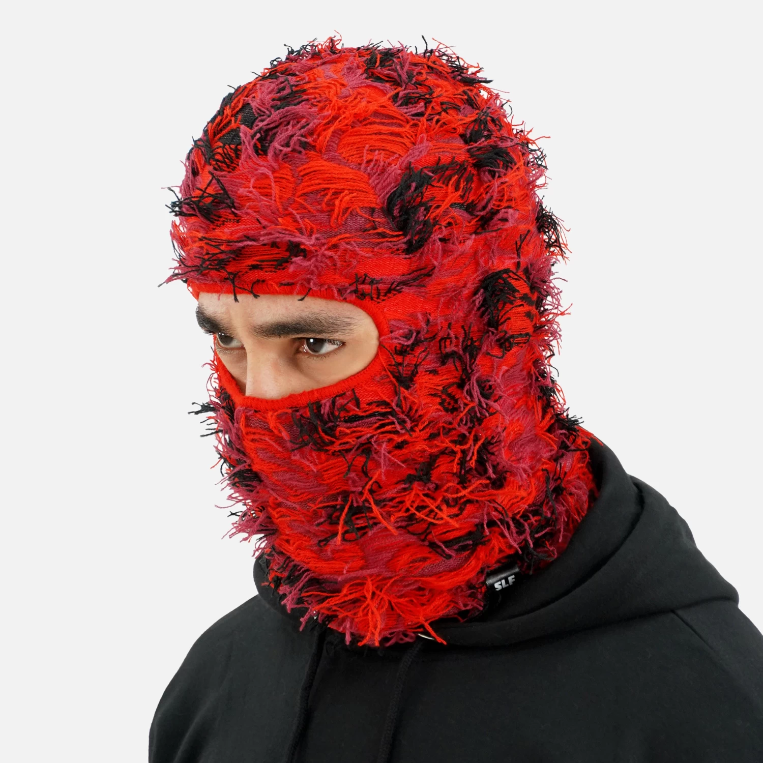Red Goat's Wool Shiesty Mask - Image 2