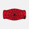 Red Web Pattern Chin Strap Cover