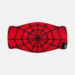 Red Web Pattern Chin Strap Cover