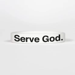 Serve God Motivational Wristband