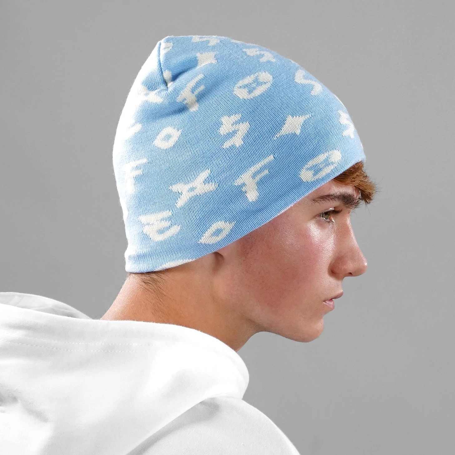 Sleefs Lavish Sky Blue Beanie - Image 3
