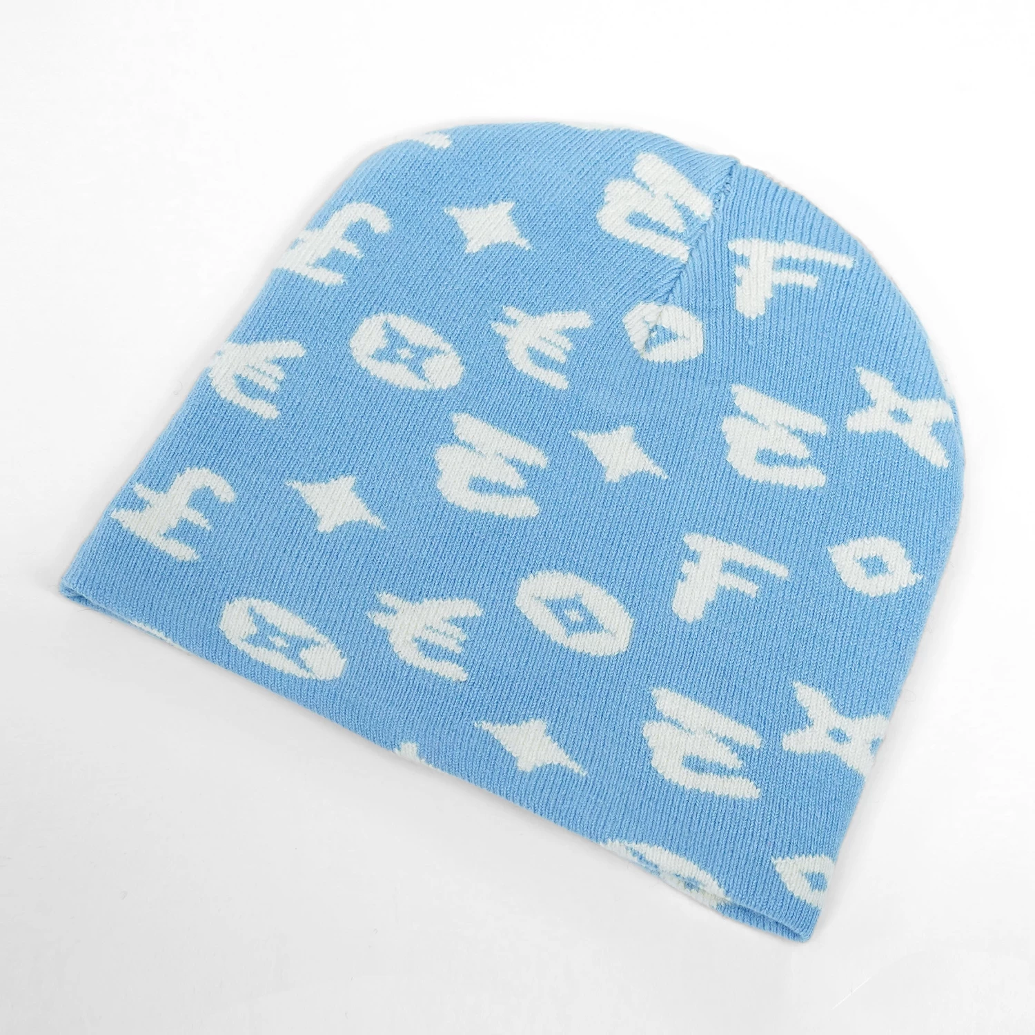 Sleefs Lavish Sky Blue Beanie - Image 4