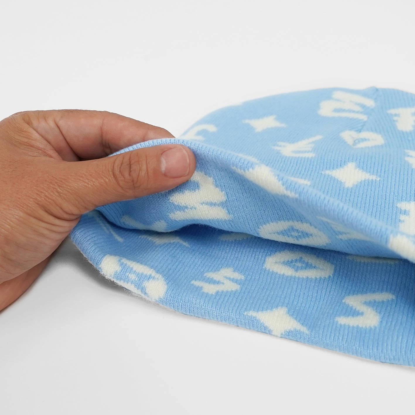 Sleefs Lavish Sky Blue Beanie - Image 6