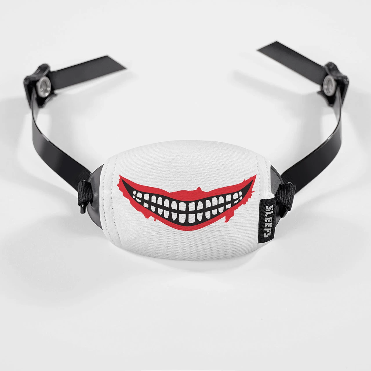 Smile White Chin Strap Cover - Image 2
