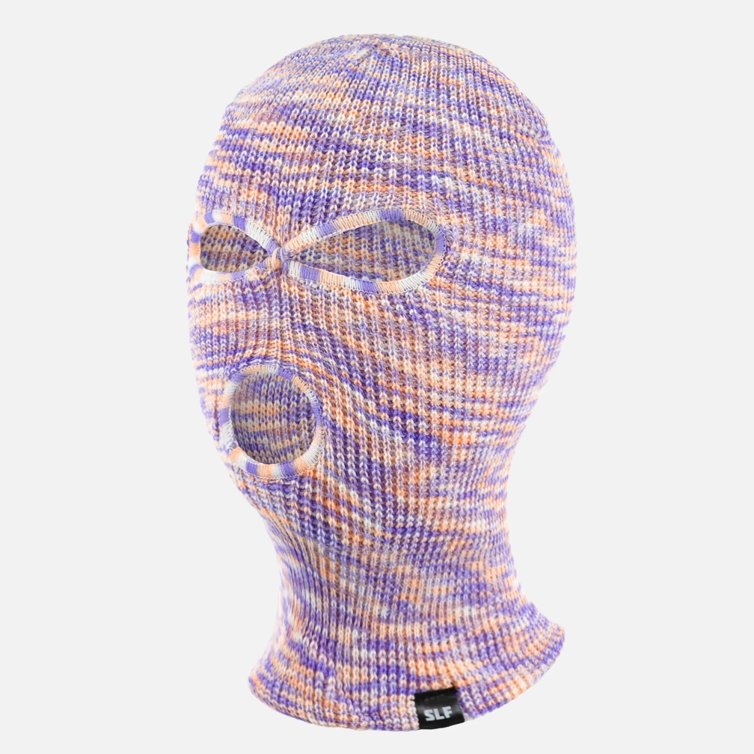 Soft Purple Orange Ski Mask - Image 2
