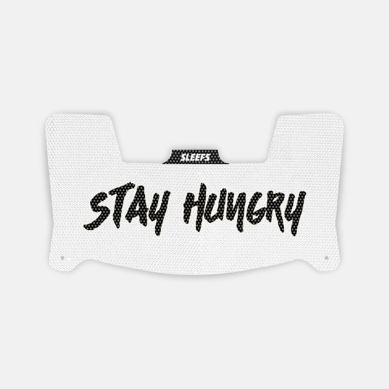 Stay Hungry White Visor Skin