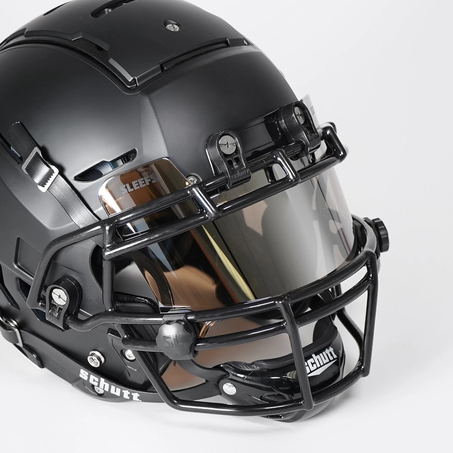 Tawny Pale Machine Silver Helmet Eye-Shield Visor - Image 2