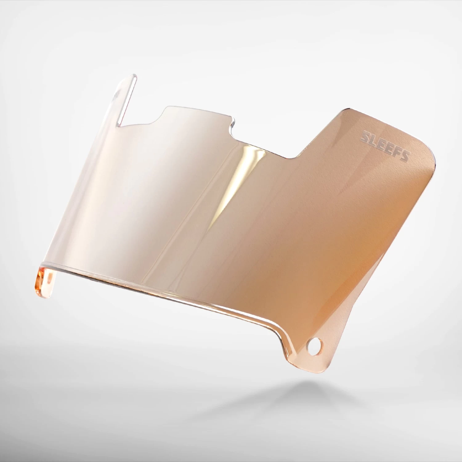 Tawny Pale Machine Silver Helmet Eye-Shield Visor - Image 3