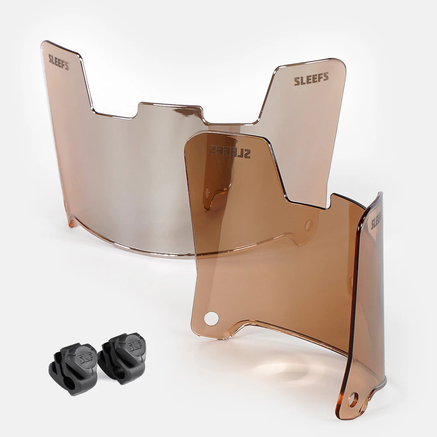 Tawny Pale Machine Silver Helmet Eye-Shield Visor