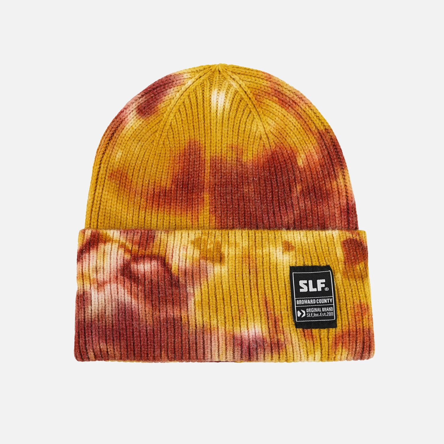 Tie Dye Autumn Knit Beanie