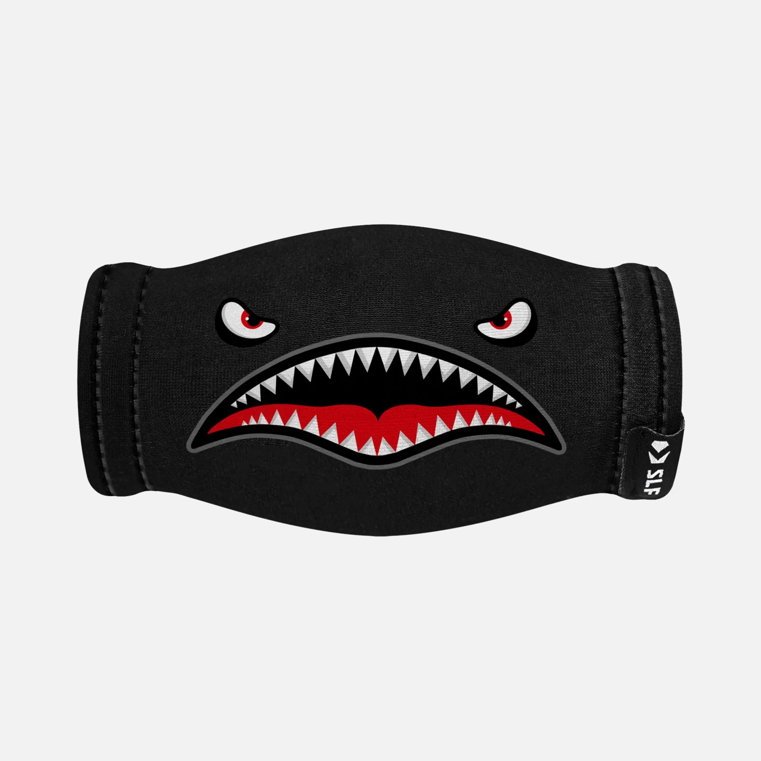 War Shark Blackout Chin Strap Cover