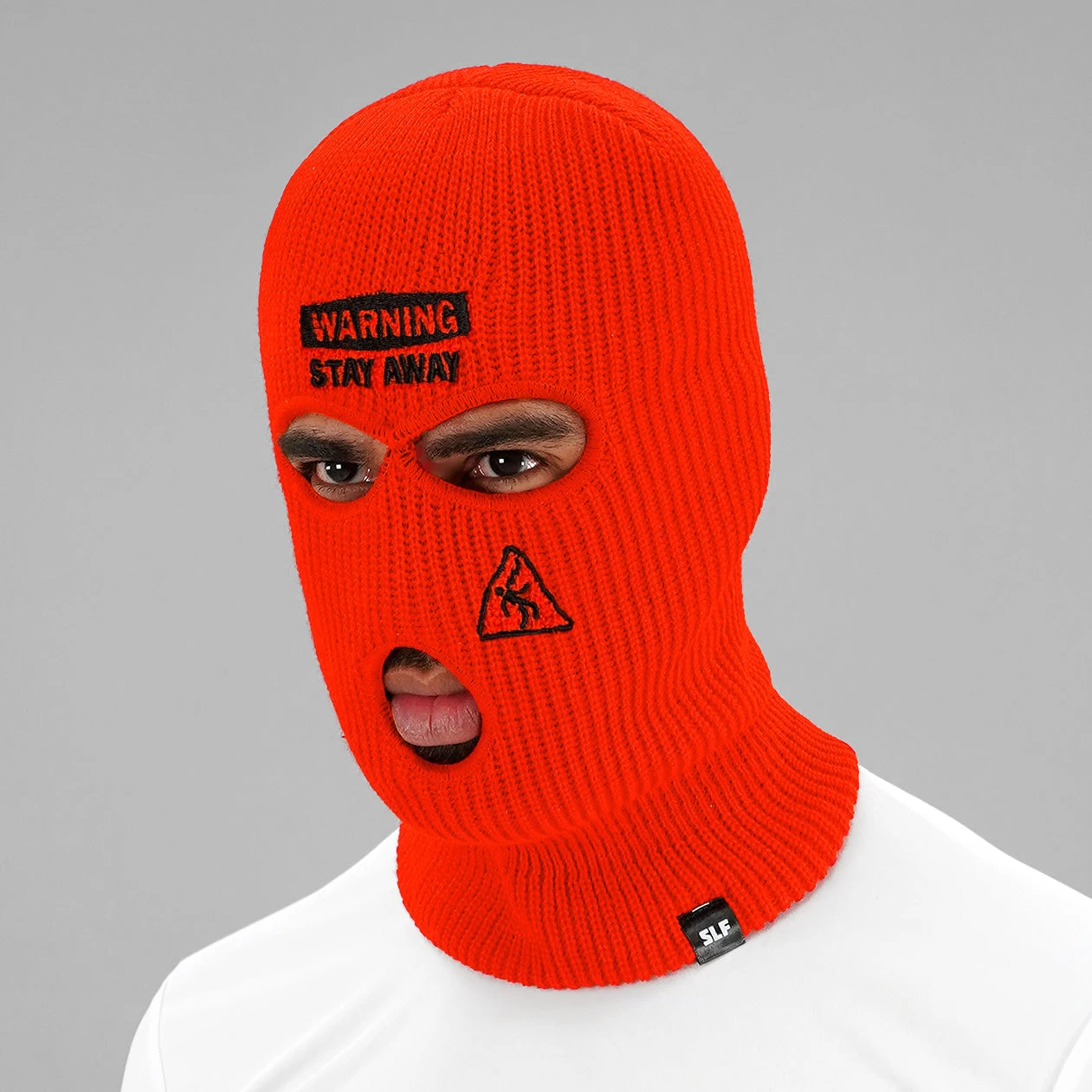 Warning Stay Away Ski Mask - Image 2