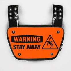 Warning Stay Away Sticker For Back Plate